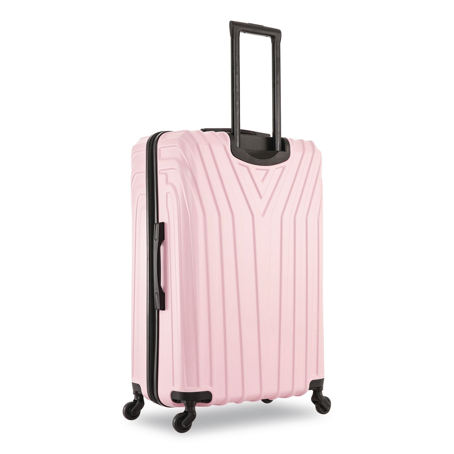 Vasty Three-Piece Hardside Spinner Luggage Set, Pink
