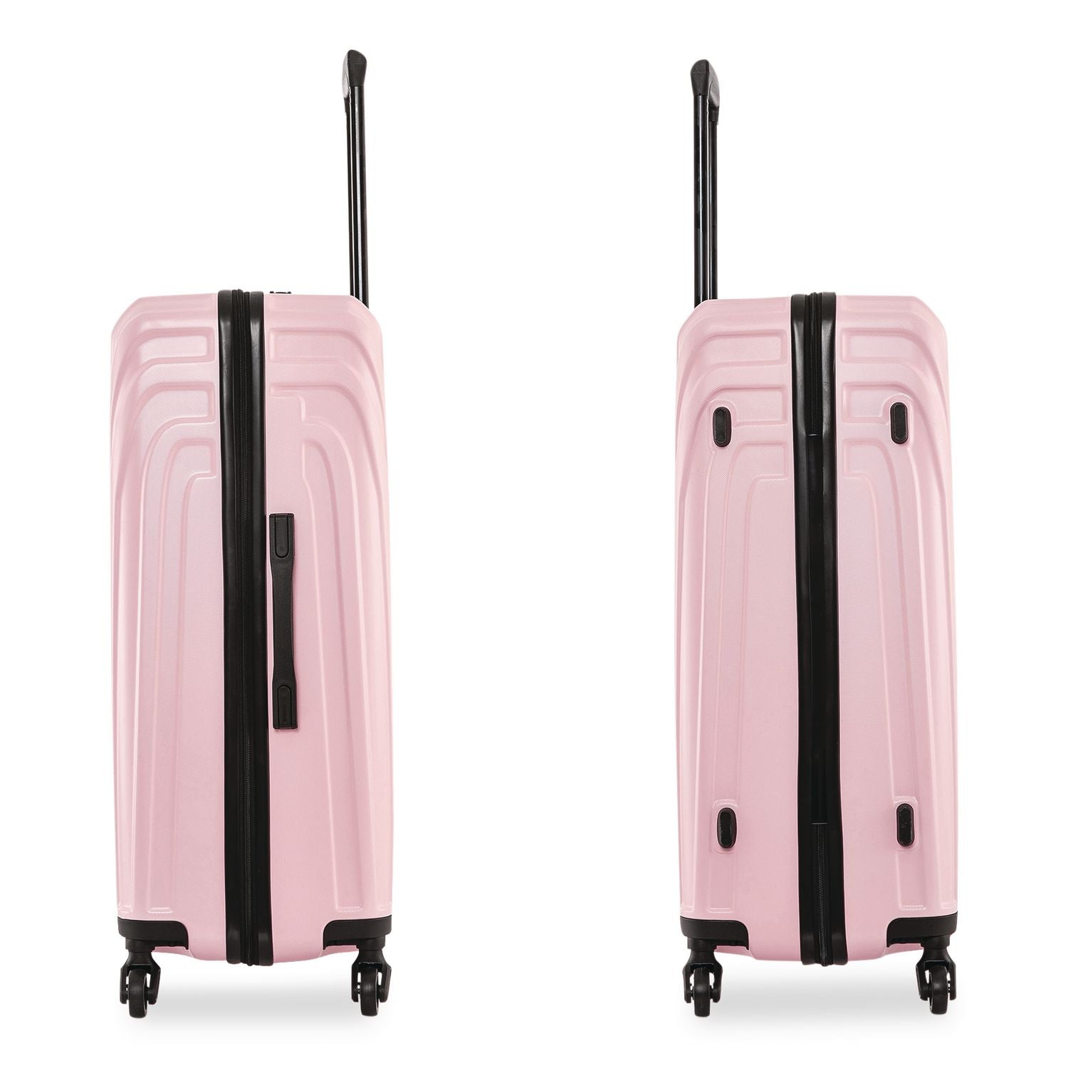Vasty Three-Piece Hardside Spinner Luggage Set, Pink