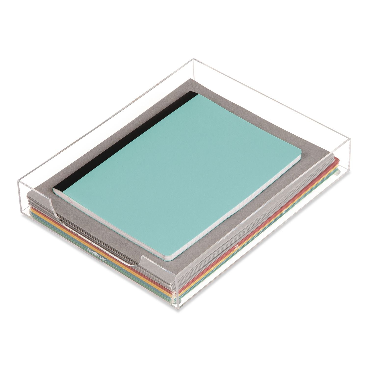 Acrylic Desk Tray, 10.25" X 12.5" X 2", Clear