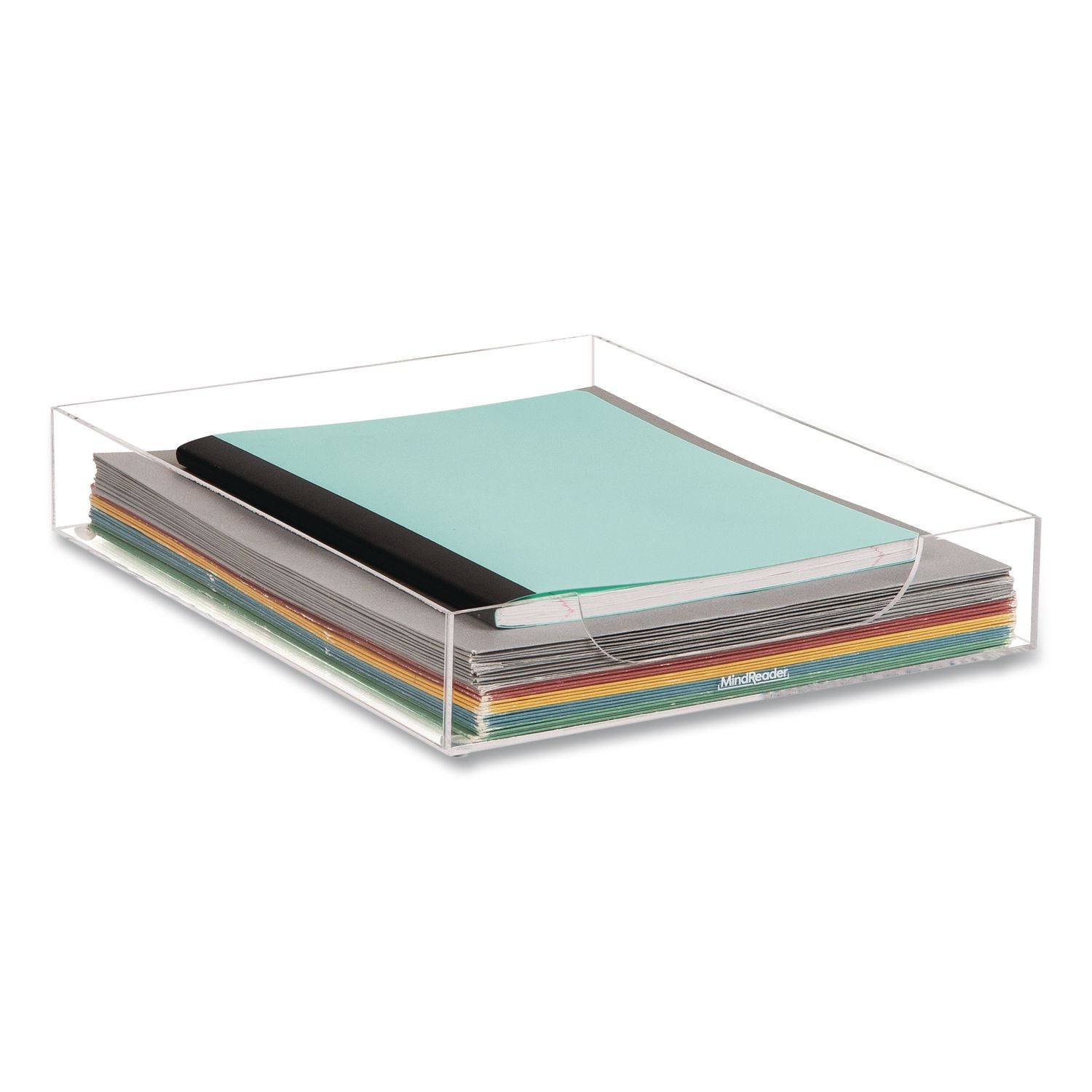 Acrylic Desk Tray, 10.25" X 12.5" X 2", Clear