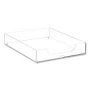 Acrylic Desk Tray, 10.25" X 12.5" X 2", Clear