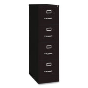 Commercial Vertical Letter File Cabinet, 4 Letter-Size File Drawers, 15 X 25 X 52, Black