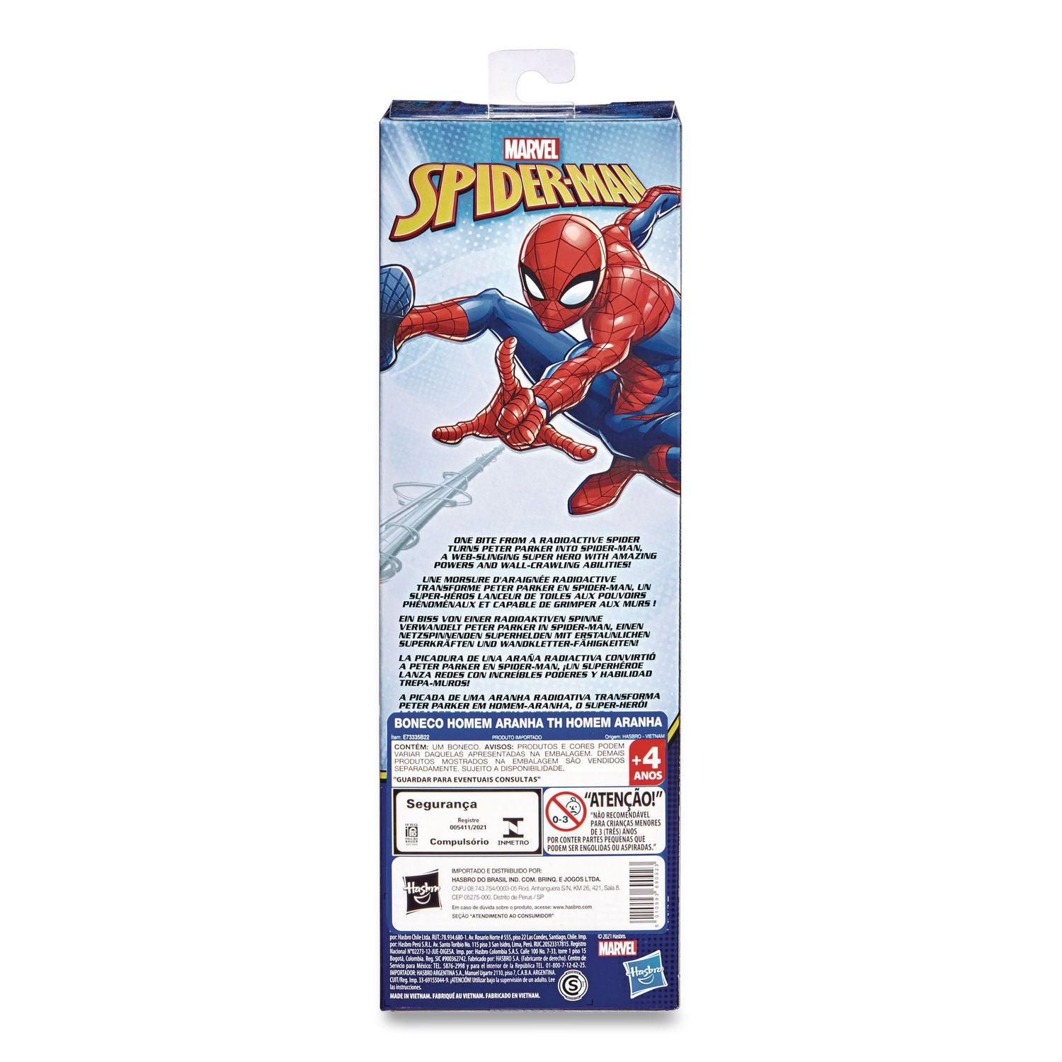 Marvel Titan Hero Series Spider-Man Action Figure, 12", Ages 4 And Up