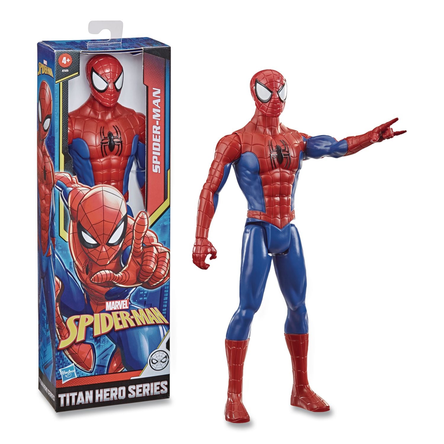 Marvel Titan Hero Series Spider-Man Action Figure, 12", Ages 4 And Up