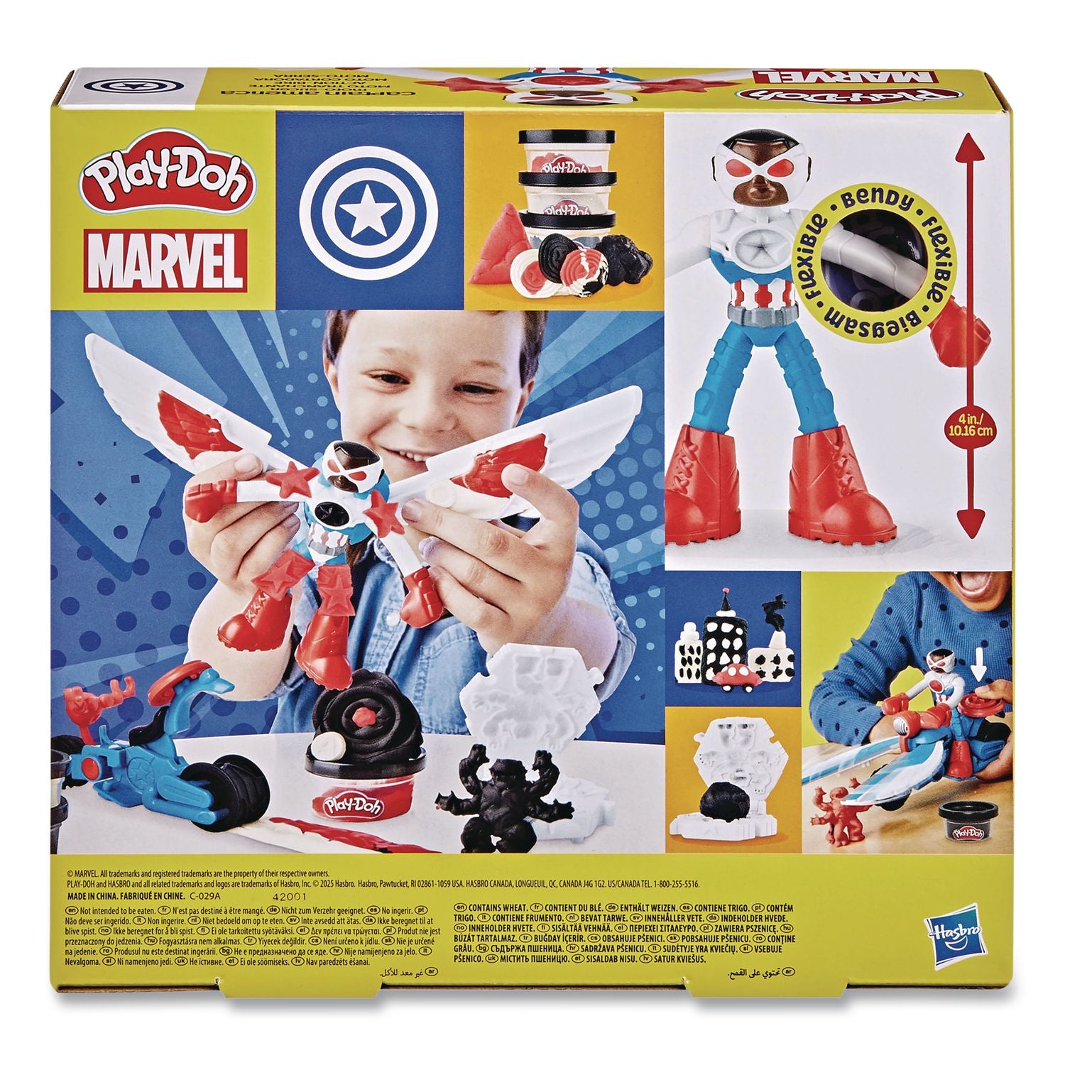 Play-Doh Captain America Moto-Slicer Playset