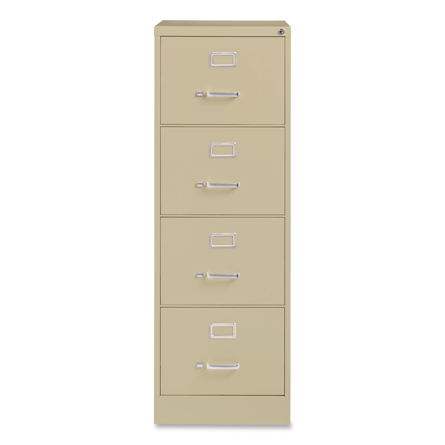 Commercial Vertical Legal File Cabinet, 4 Legal Size File Drawers, 18 X 26.5 X 52, Putty