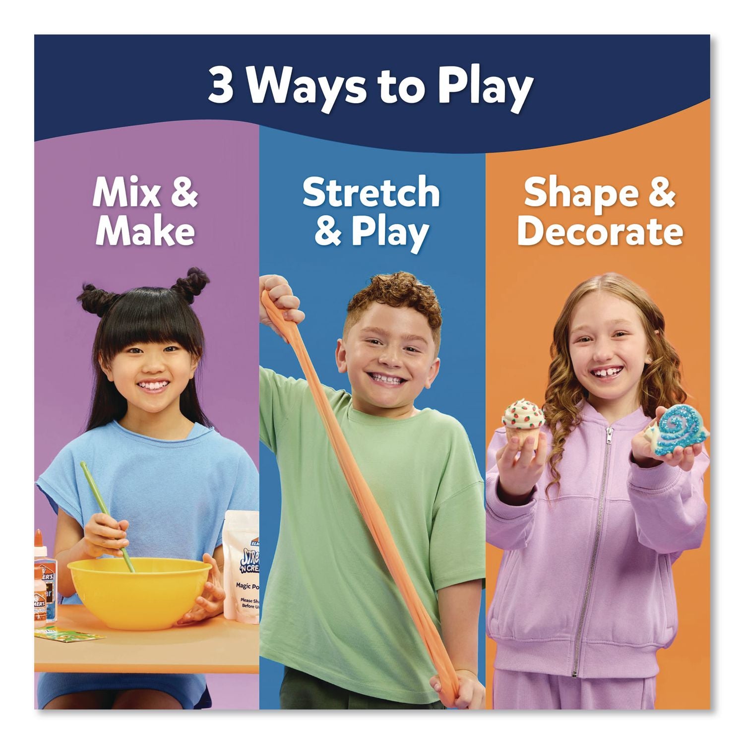 Stretch And Create Mix And Make Dough Kit, 16 Pieces/Pack