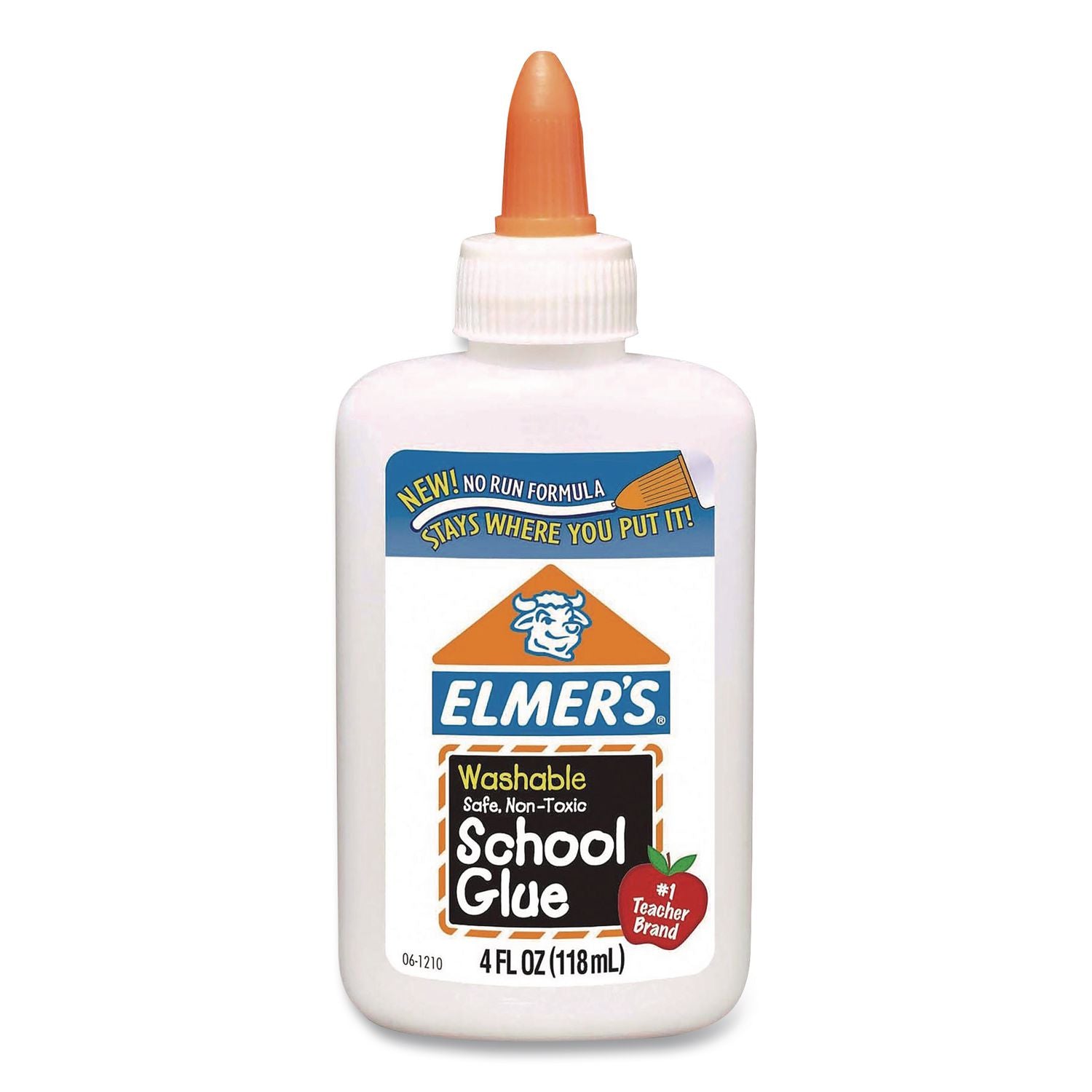 Washable School Glue, 4 Oz Bottle, Dries Clear