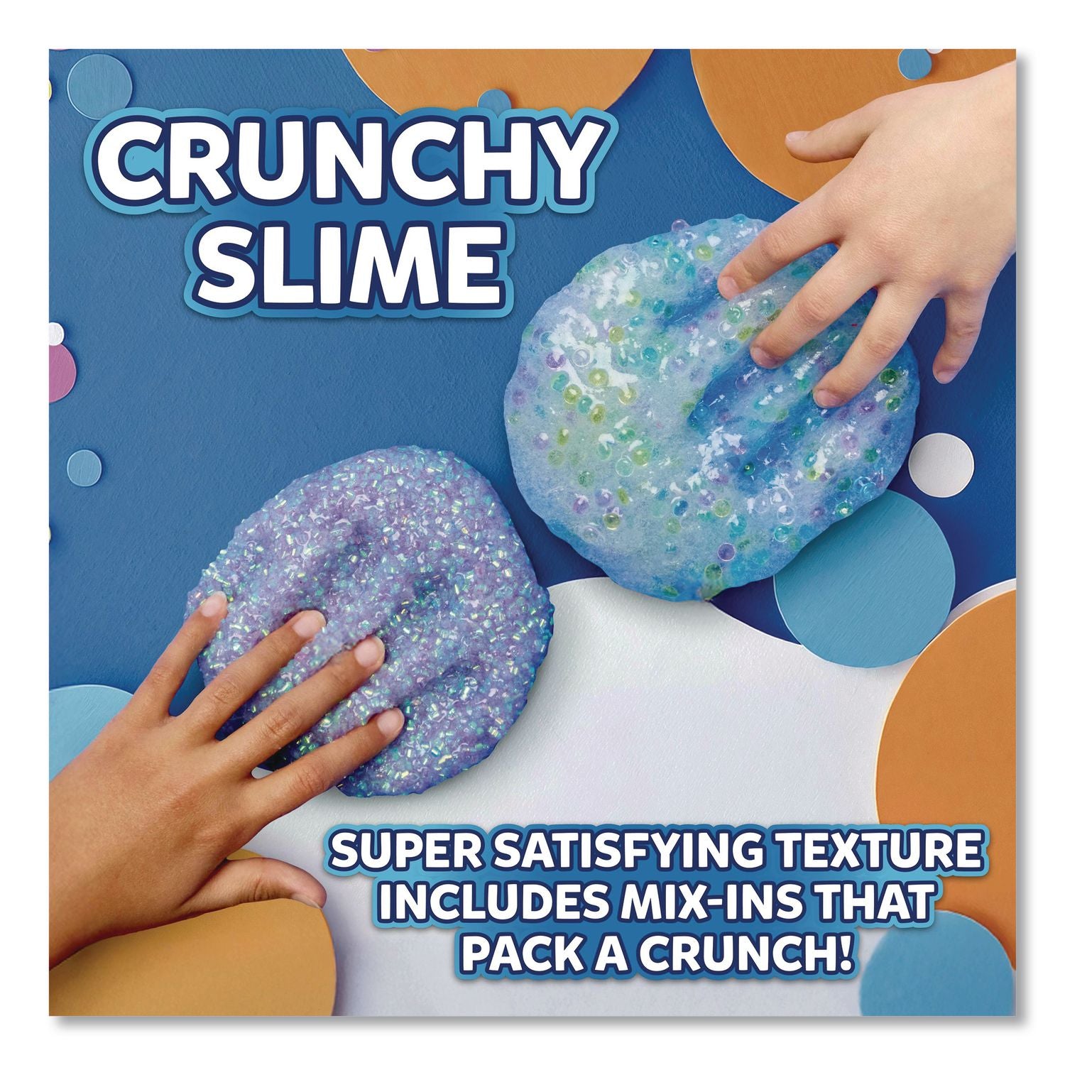 Gue Premade Crunchy Slime, Assorted Colors, 2/Pack