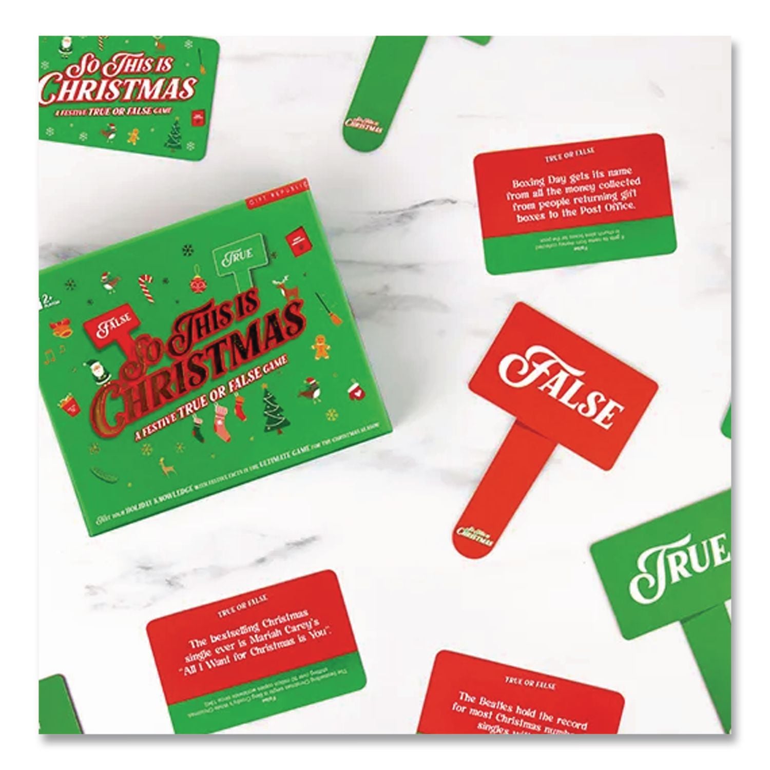 So This Is Christmas True Or False Game, 2 Or More Players