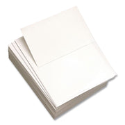 Custom Cut Copy Paper, 92 Bright, Micro-Perforated 5.5" From Top, 20 Lb Weight, 8.5 X 11, White, 500 Sheets/Ream