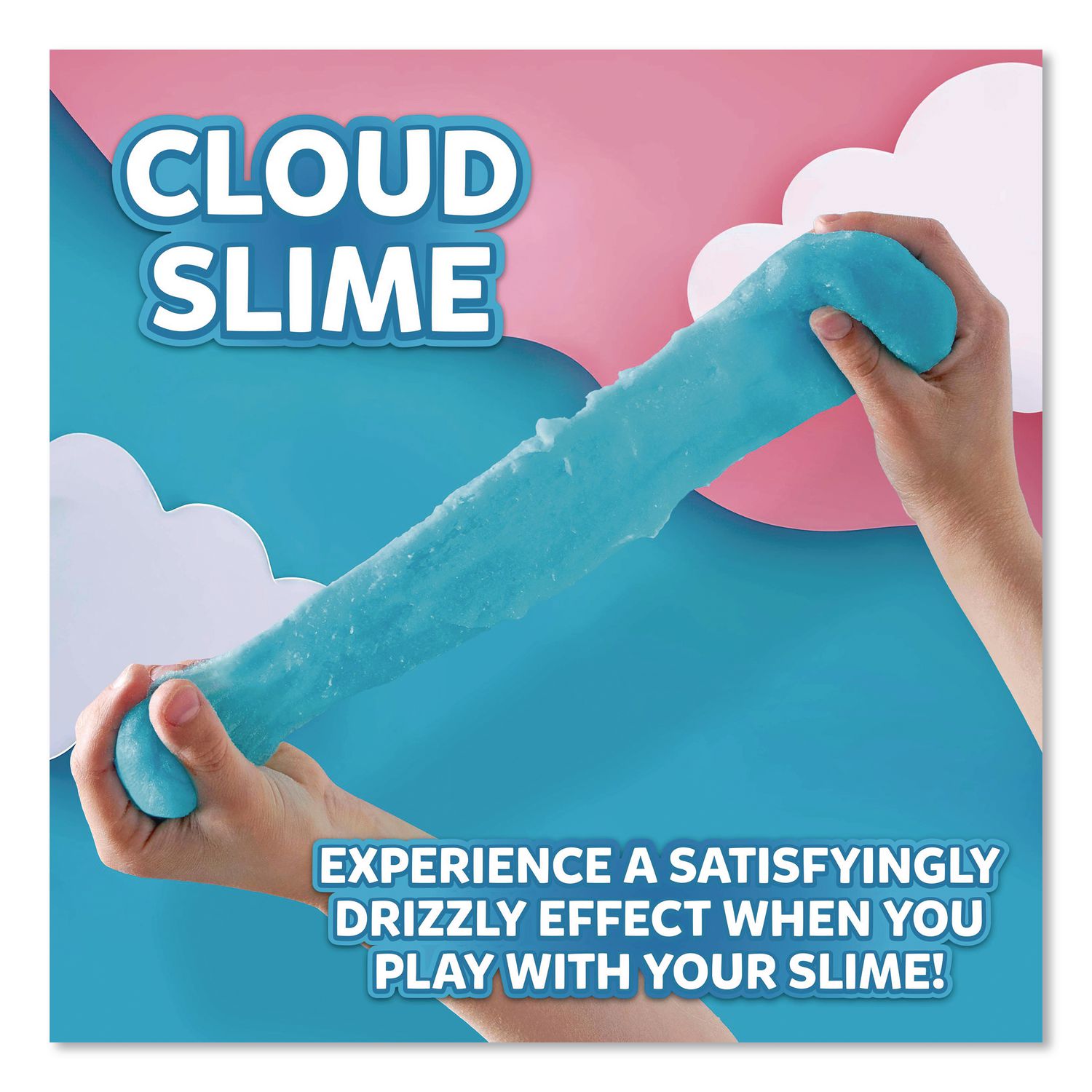 Gue Premade Cloud Slime, Blue/Pink, 2/Pack