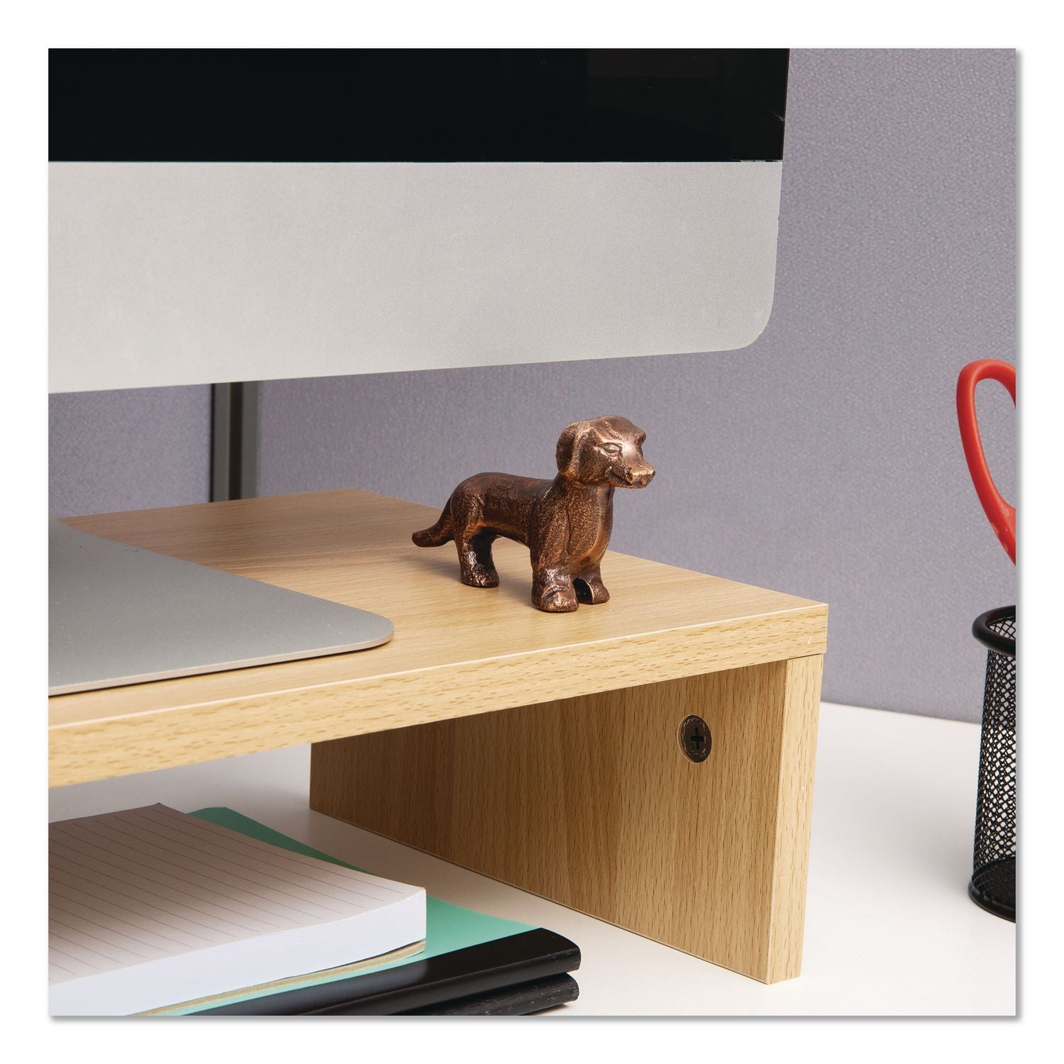 Dachshund Figurine, 3 X 4 X 1.75, Antique Brass