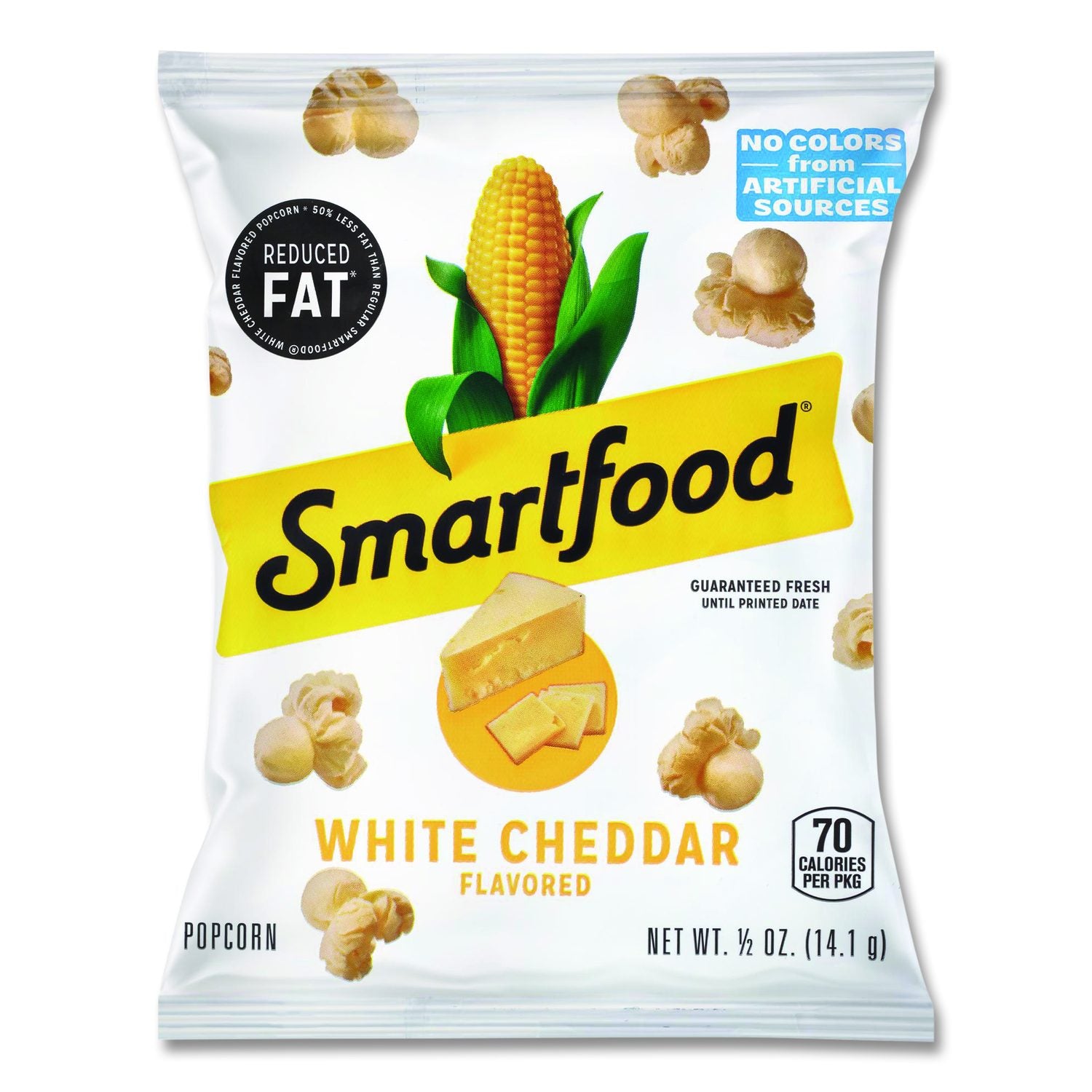 Reduced Fat White Cheddar Popcorn, 0.5 Oz Bag, 72/Carton