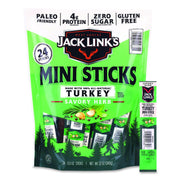 Savory Herb Mini Turkey Stick, 0.5 Oz Stick, 24/Pack