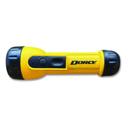 LED Work Light Flashlight, 2 D Batteries (Included), Yellow