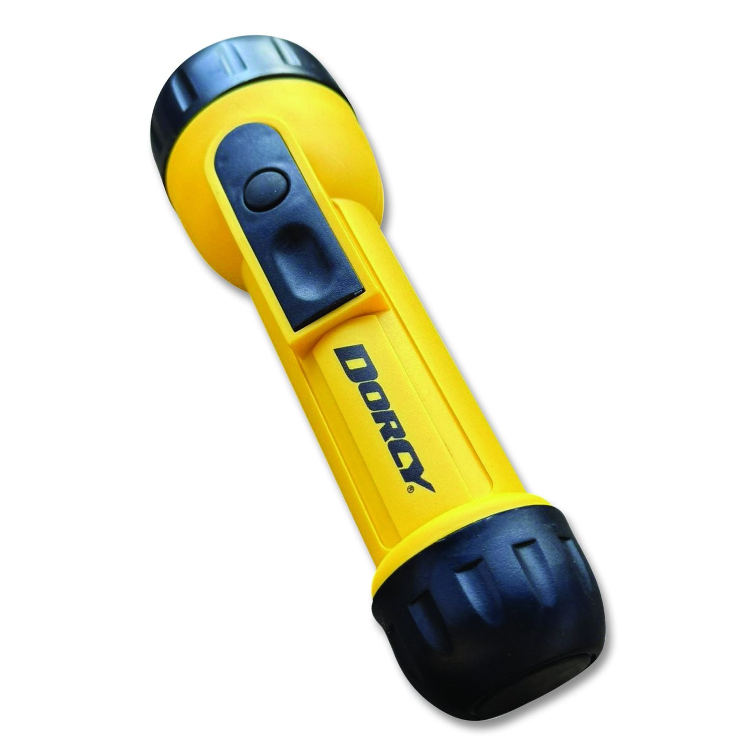 LED Work Light Flashlight, 2 D Batteries (Included), Yellow