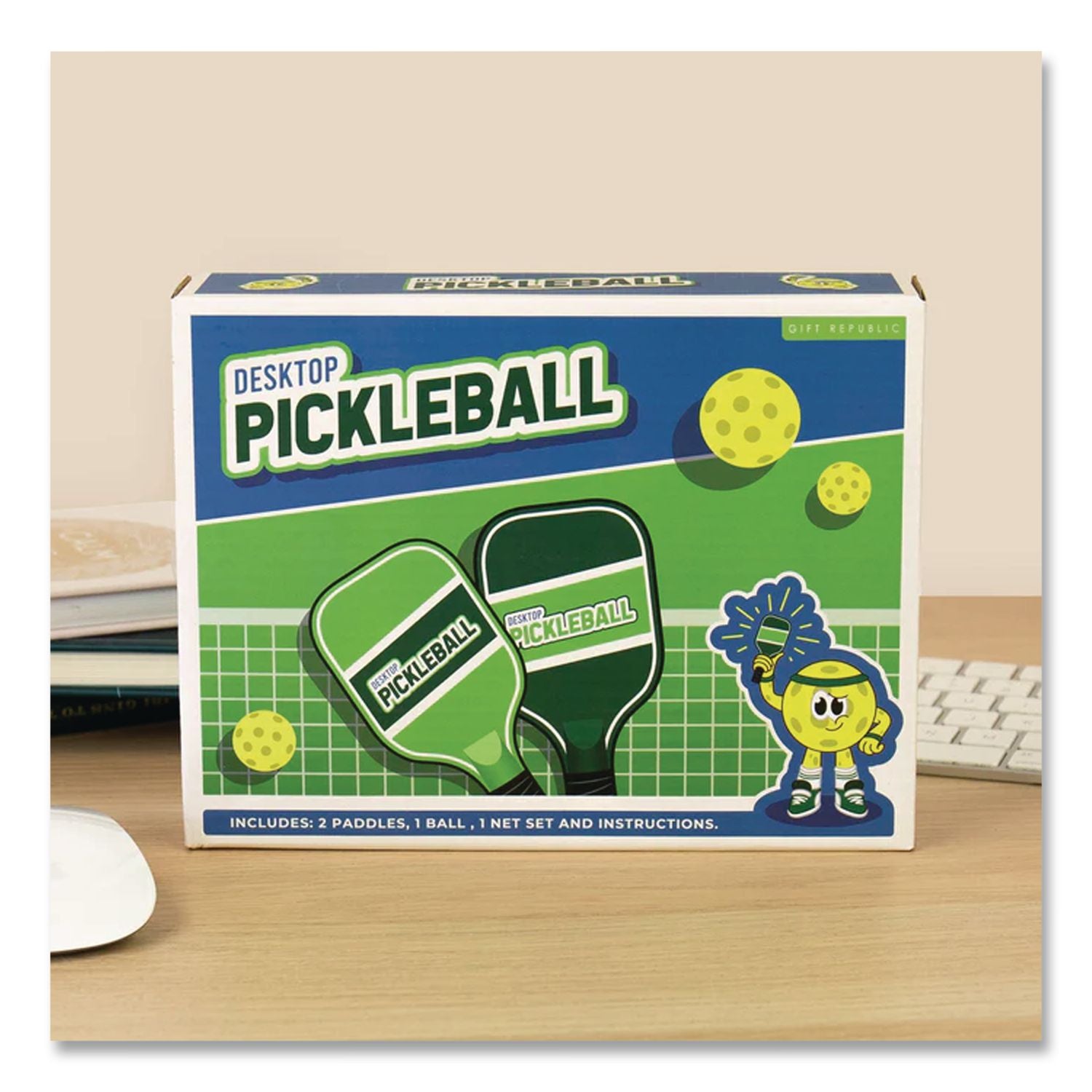 Desktop Pickleball Set, 2 Players