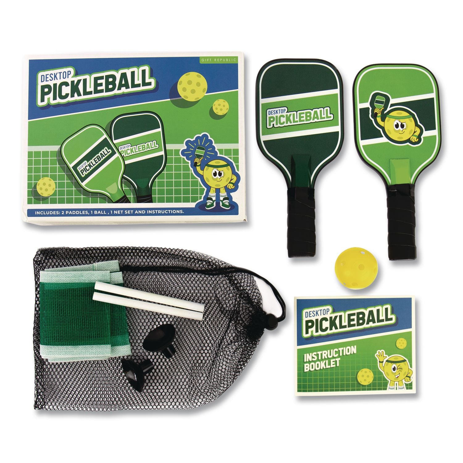 Desktop Pickleball Set, 2 Players