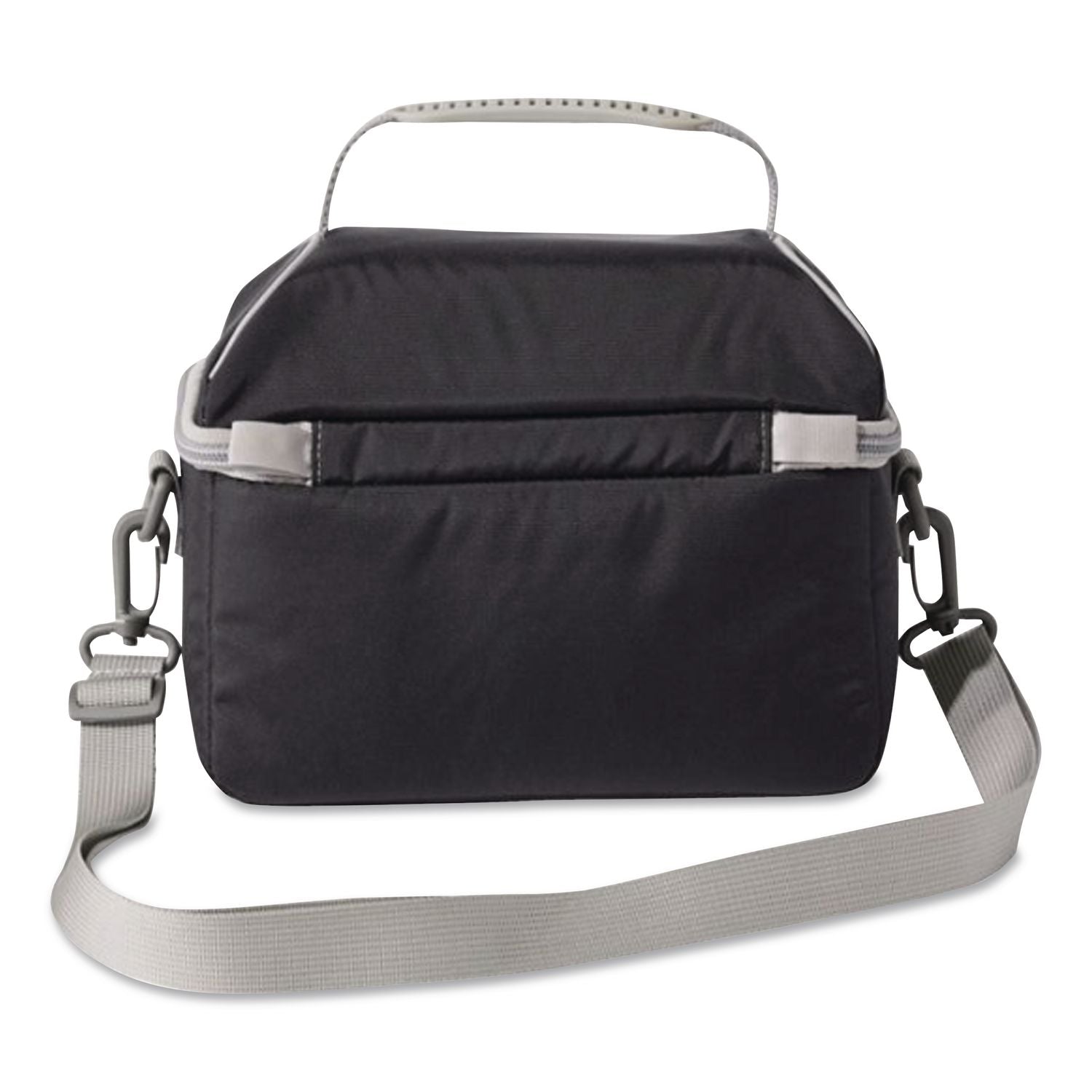 Flip-Top Insulated Lunch Box, 9 X 5 X 7, Black