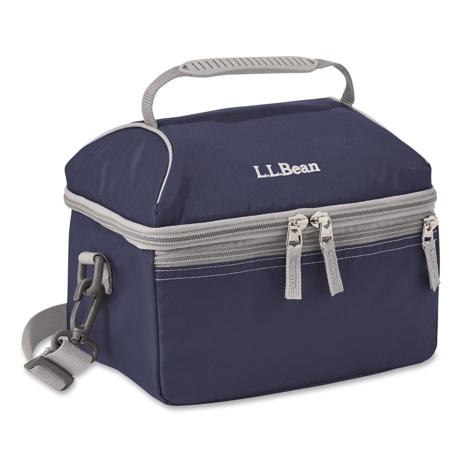 Flip-Top Insulated Lunch Box, 9 X 5 X 7, Navy
