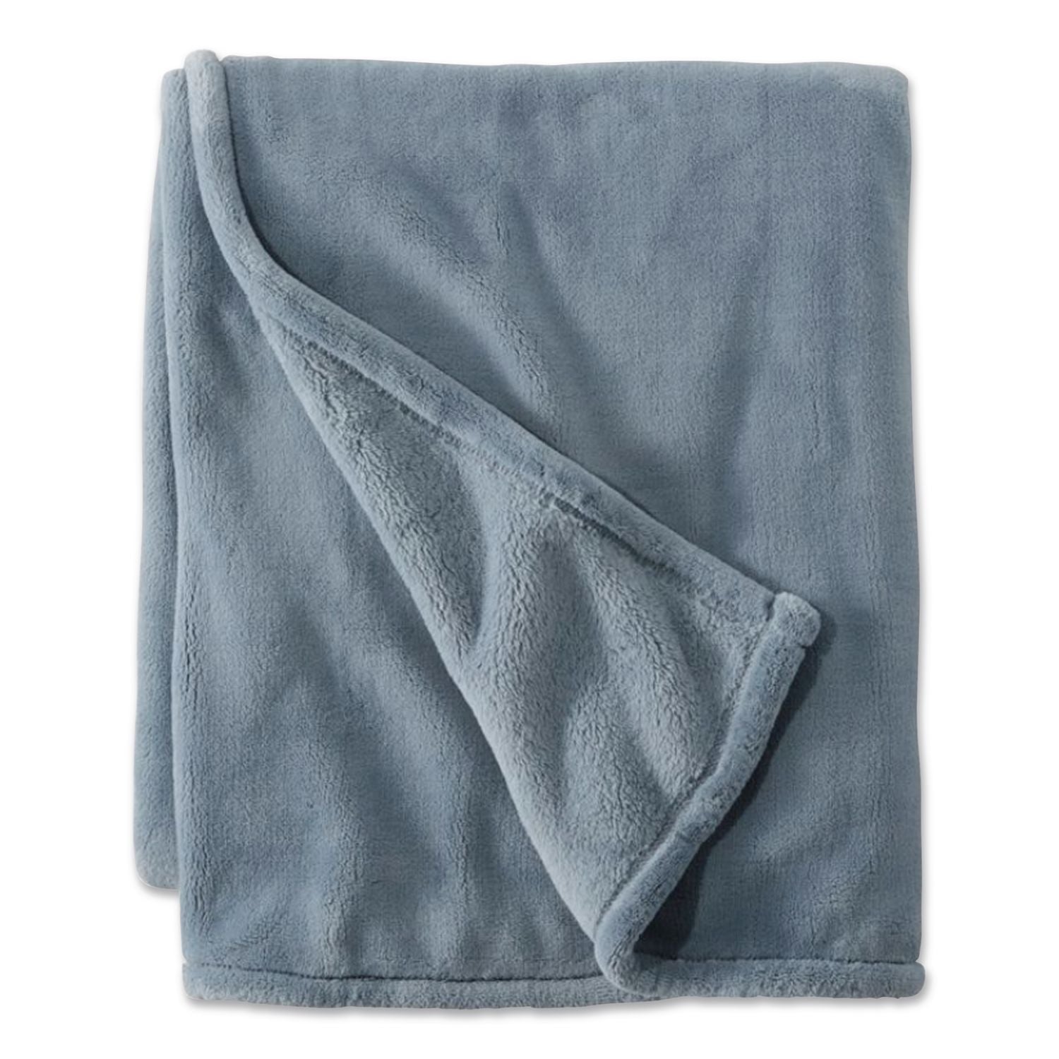 Wicked Plush Throw, 50 X 60, Cadet Blue