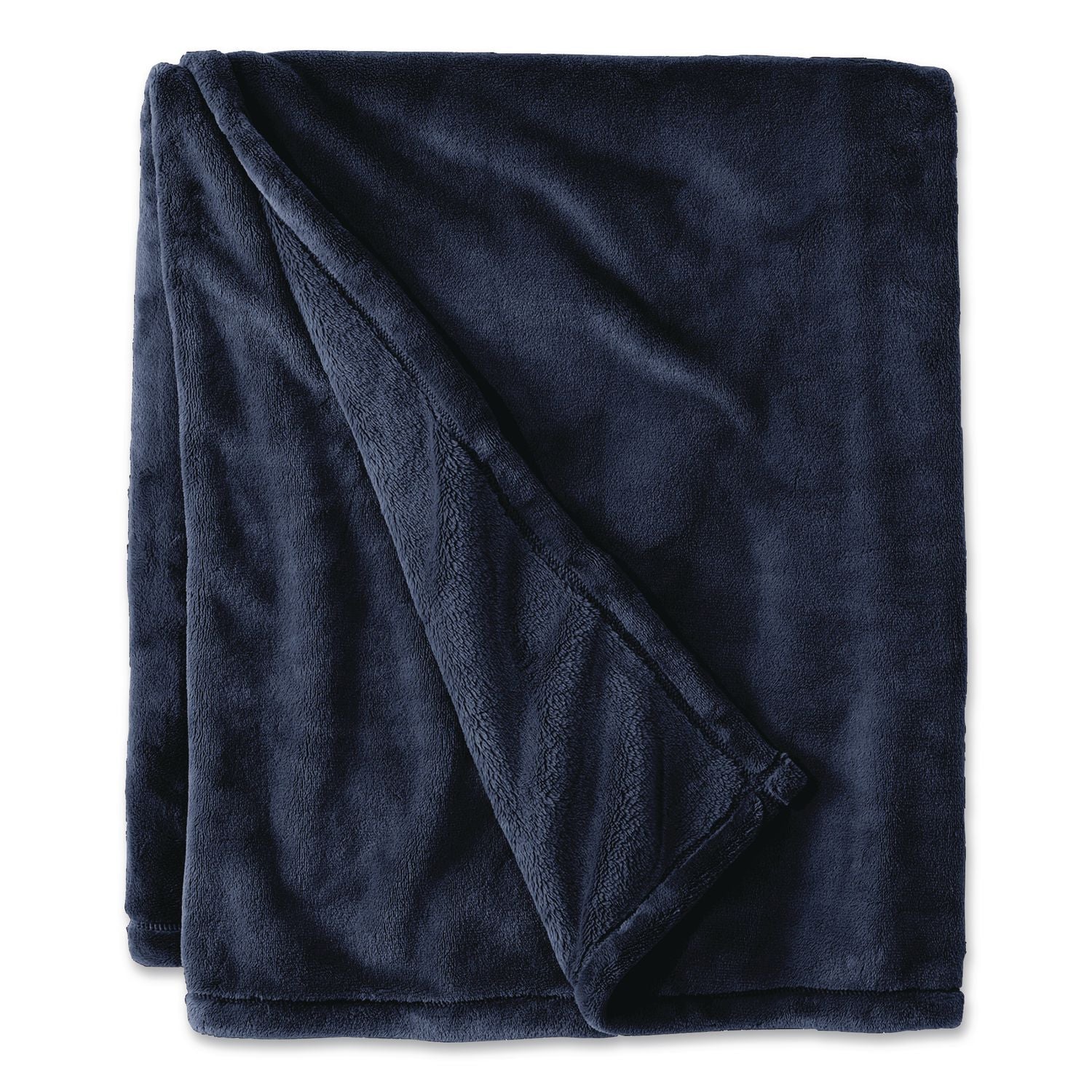 Wicked Plush Throw, 50 X 60, Navy