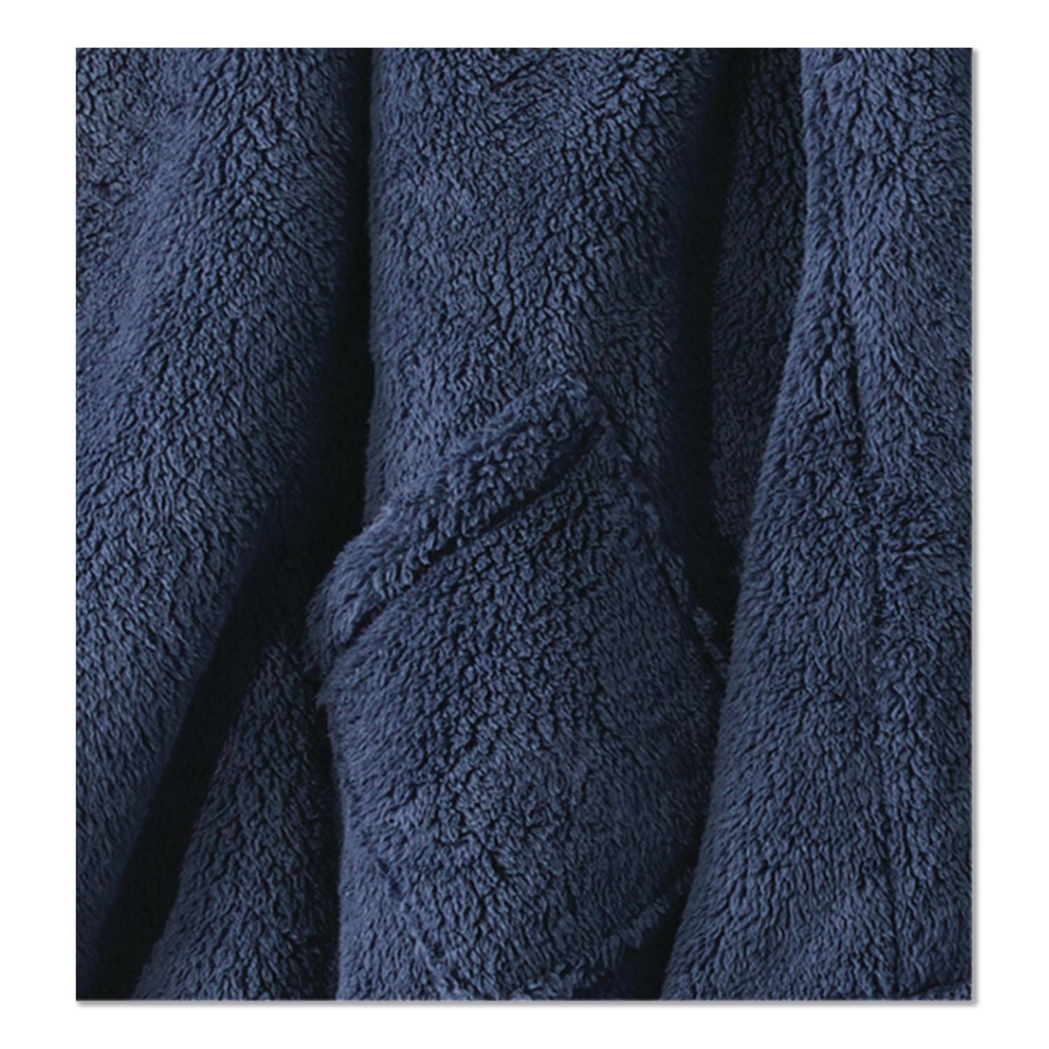 Cozy Sherpa Wearable Throw, 58 X 60, Navy