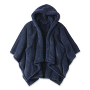 Cozy Sherpa Wearable Throw, 58 X 60, Navy