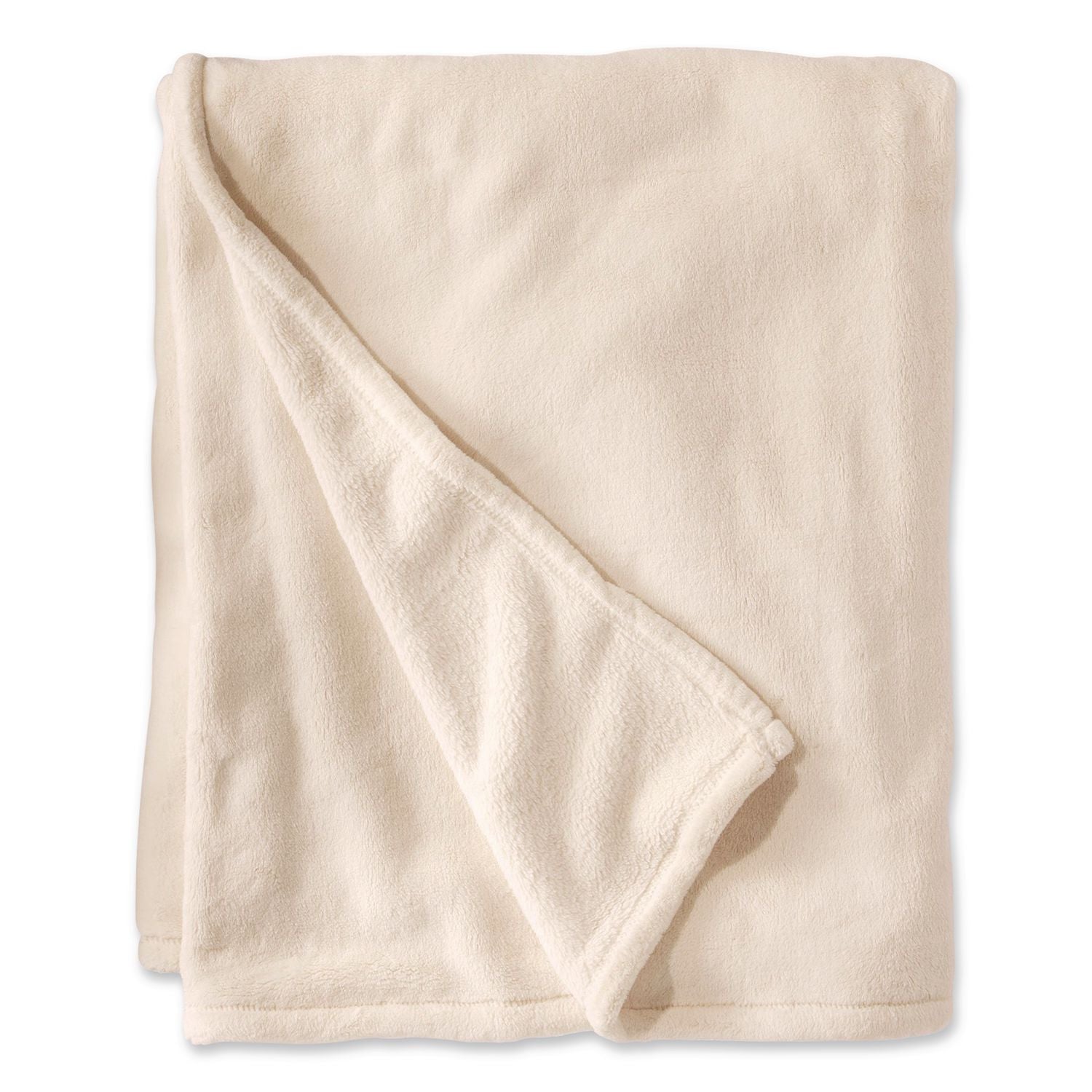 Wicked Plush Throw, 60 X 80, Antique White