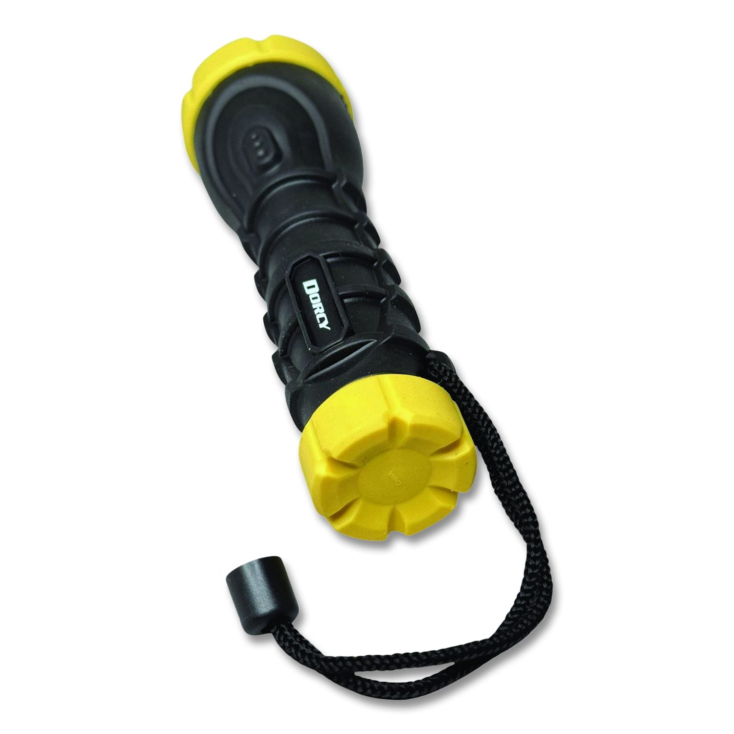 180 Lumen Rubber LED Flashlight, 3 AAA Batteries (Included), Black/Yellow
