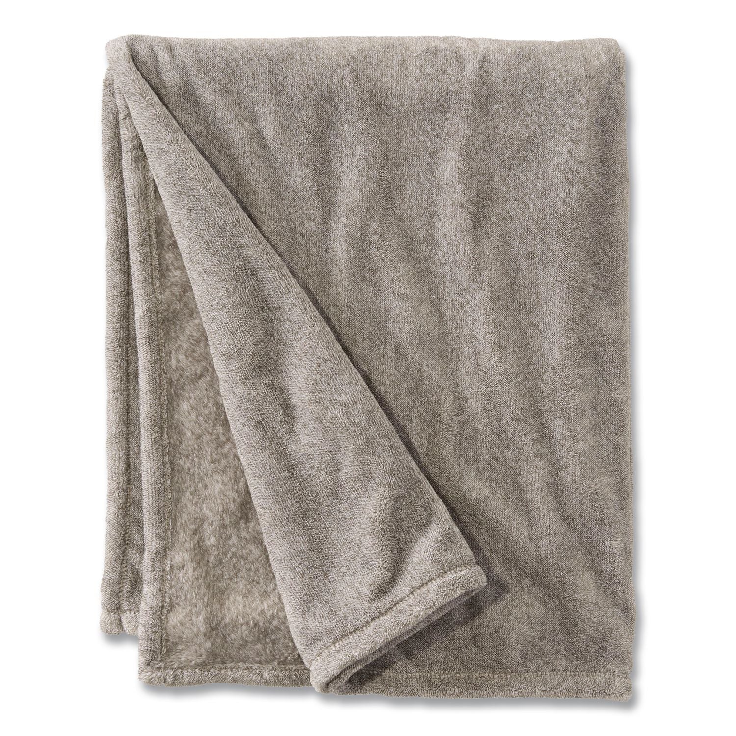 Wicked Plush Throw, 60 X 80, Charcoal Gray Heather