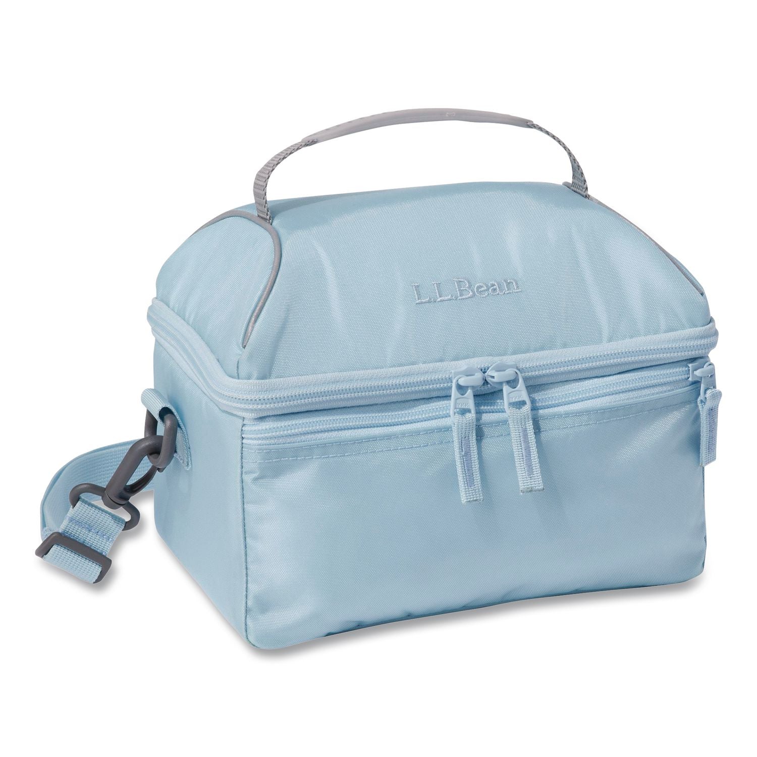 Flip-Top Insulated Lunch Box, 9 X 5 X 7, Surf Blue