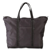 Large Nylon Everyday Lightweight Tote, 17" X 7.5" X 15", Granite/Black