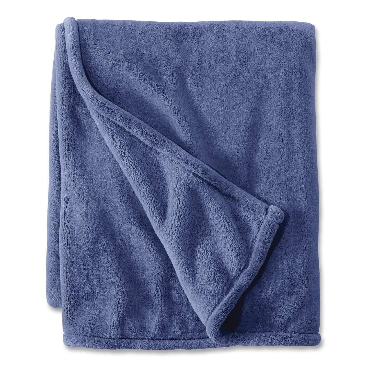Wicked Plush Throw, 50 X 60, Deep Blue