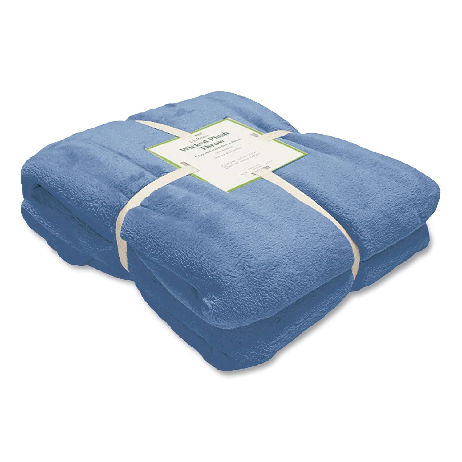 Wicked Plush Throw, 60 X 80, Deep Blue