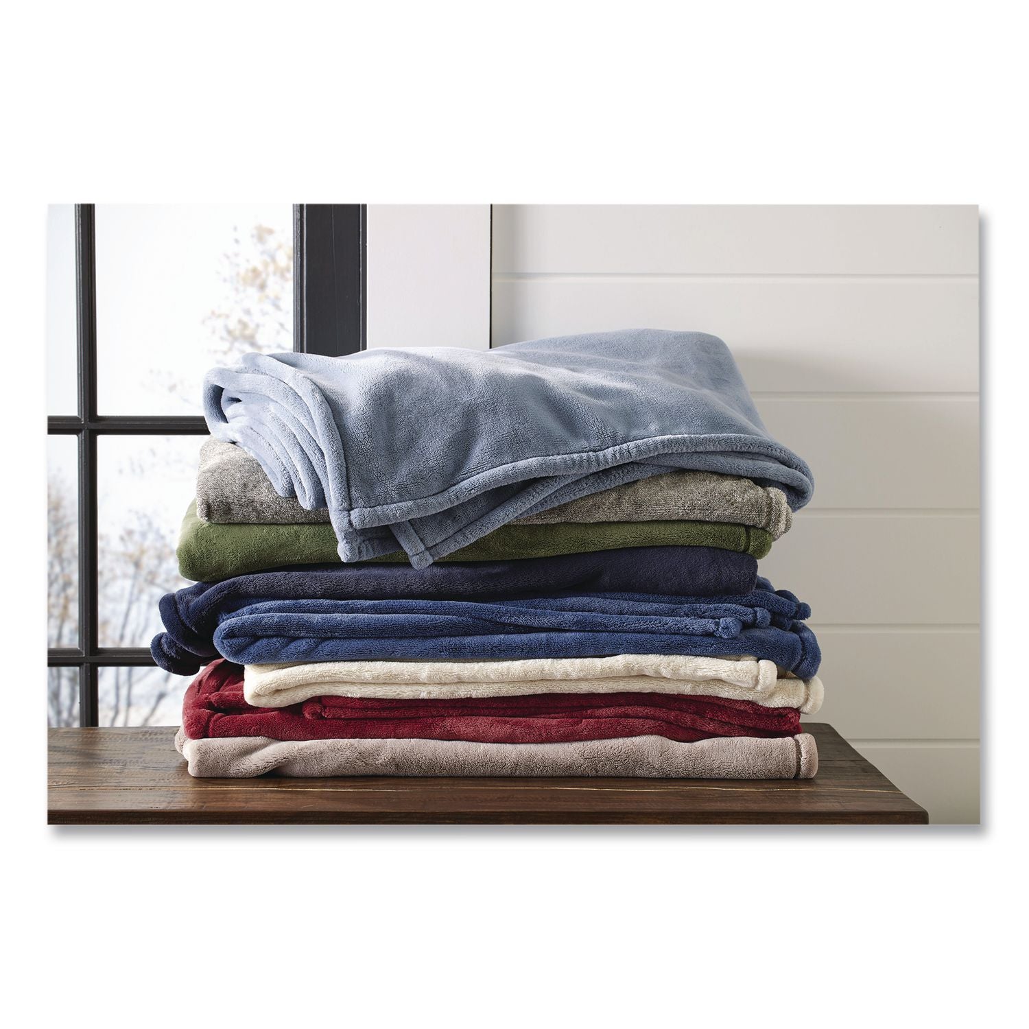 Wicked Plush Throw, 60 X 80, Deep Blue