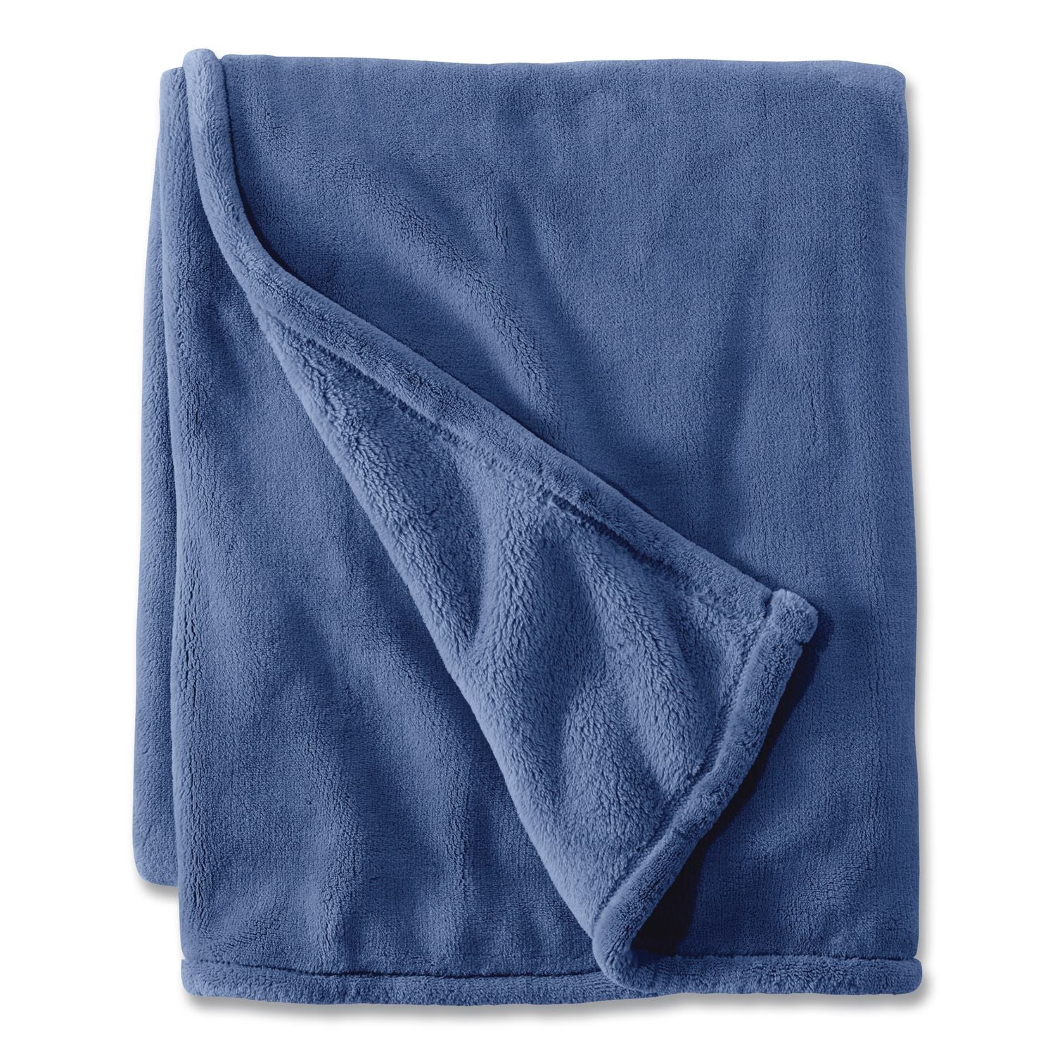 Wicked Plush Throw, 60 X 80, Deep Blue