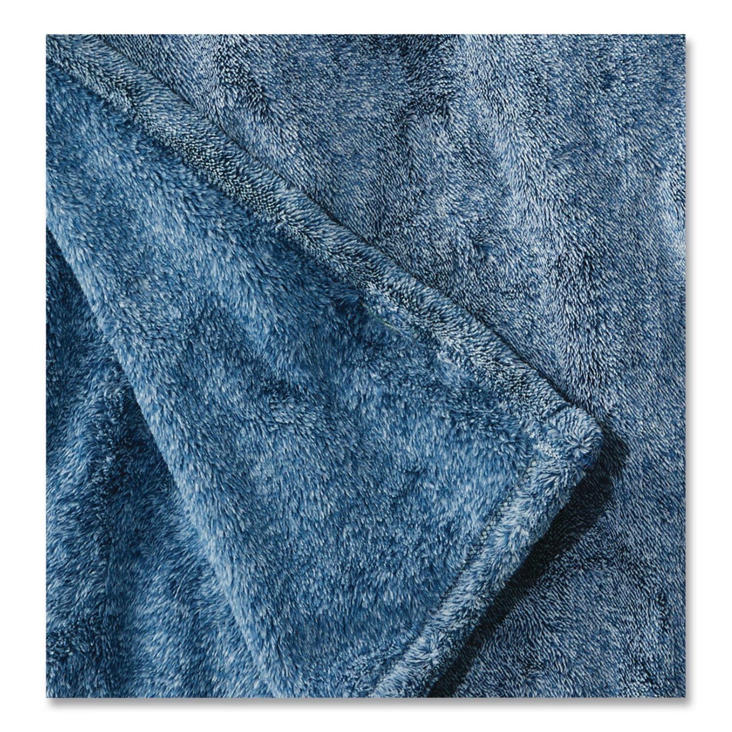 Wicked Plush Throw, 60 X 80, Bayside Blue Heather