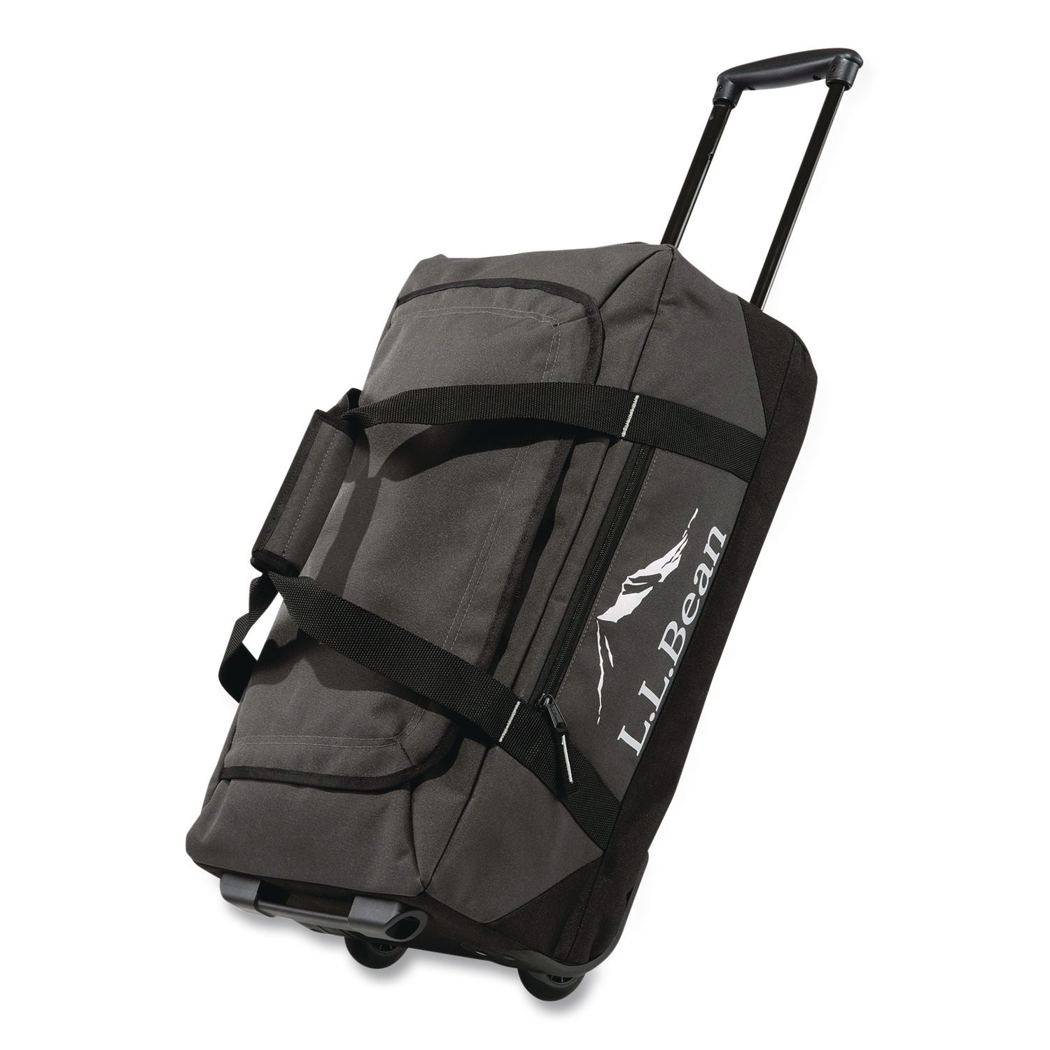 Adventure 22" Polyester Telescoping Carry-On Travel Duffel With Wheels, 22 X 12 X 9, Alloy Gray