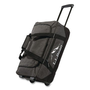 Adventure 22" Polyester Telescoping Carry-On Travel Duffel With Wheels, 22 X 12 X 9, Alloy Gray