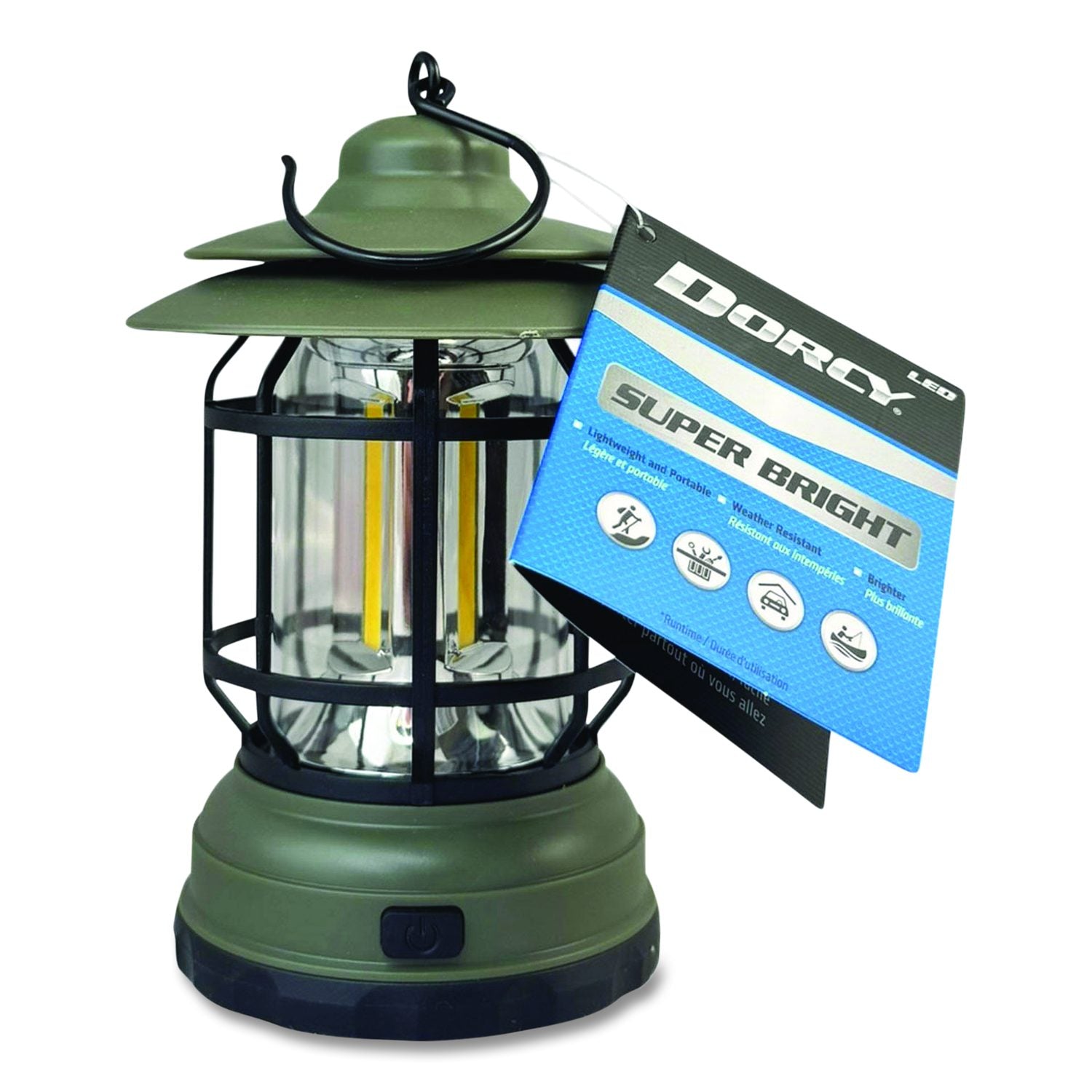 Active Series LED Multi Mode Area Lantern, 3 AA Batteries (Sold Separately), Randomly Assorted Color