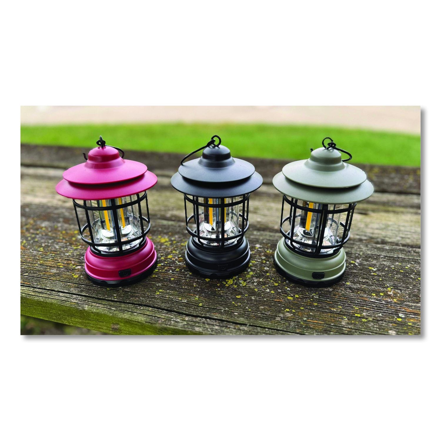 Active Series LED Multi Mode Area Lantern, 3 AA Batteries (Sold Separately), Randomly Assorted Color