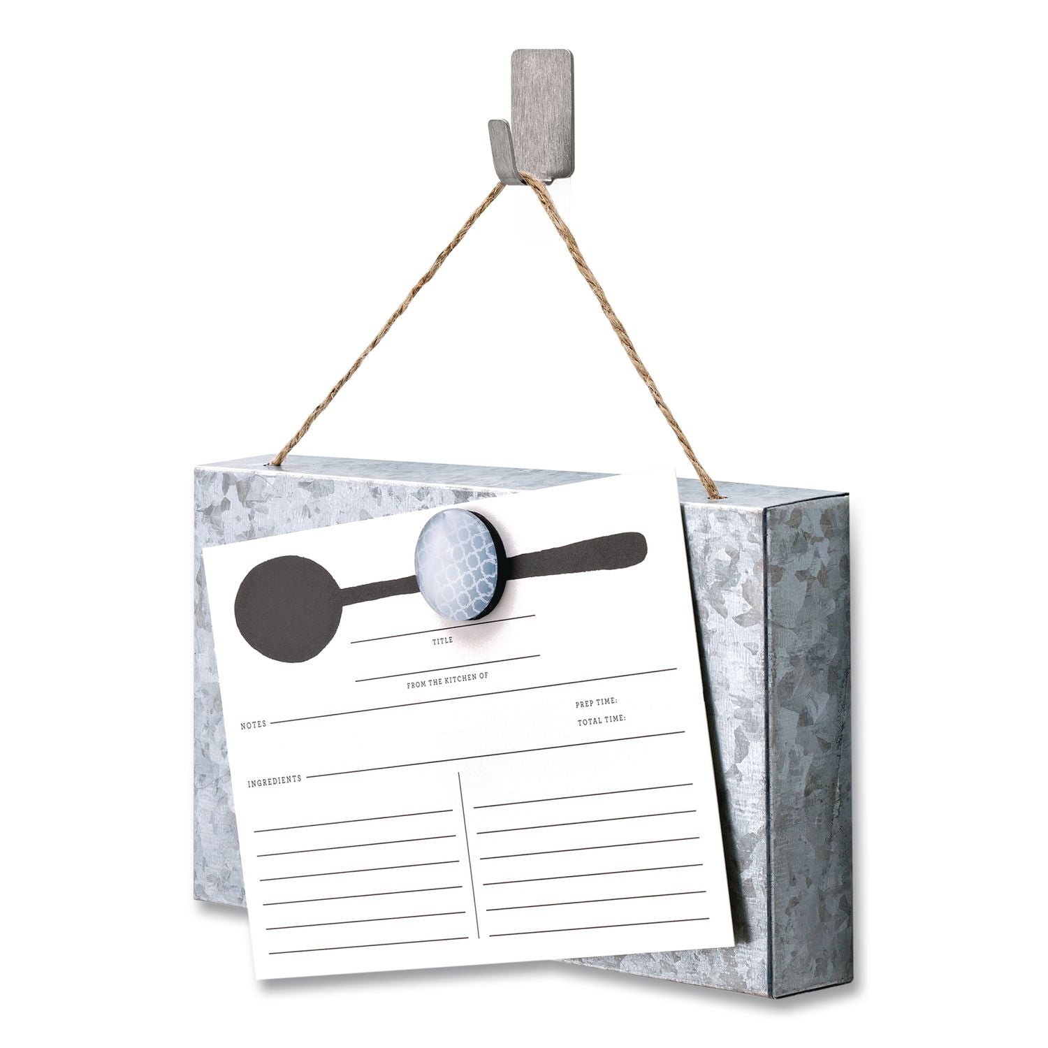Small Stainless Steel Metal Hooks, Metal, Silver, Supports 0.5 Lb, 4/Pack