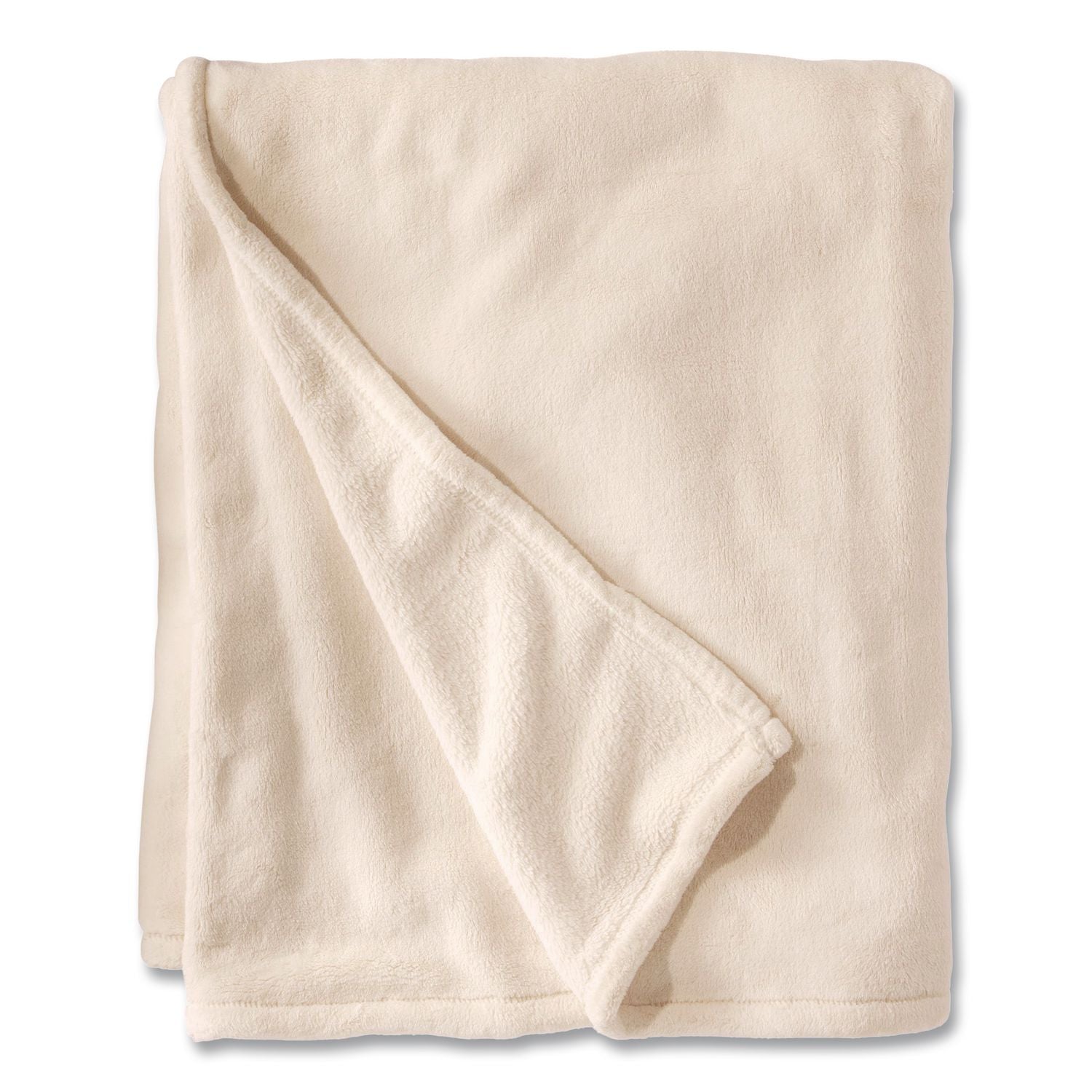 Wicked Plush Throw, 50 X 60, Antique White