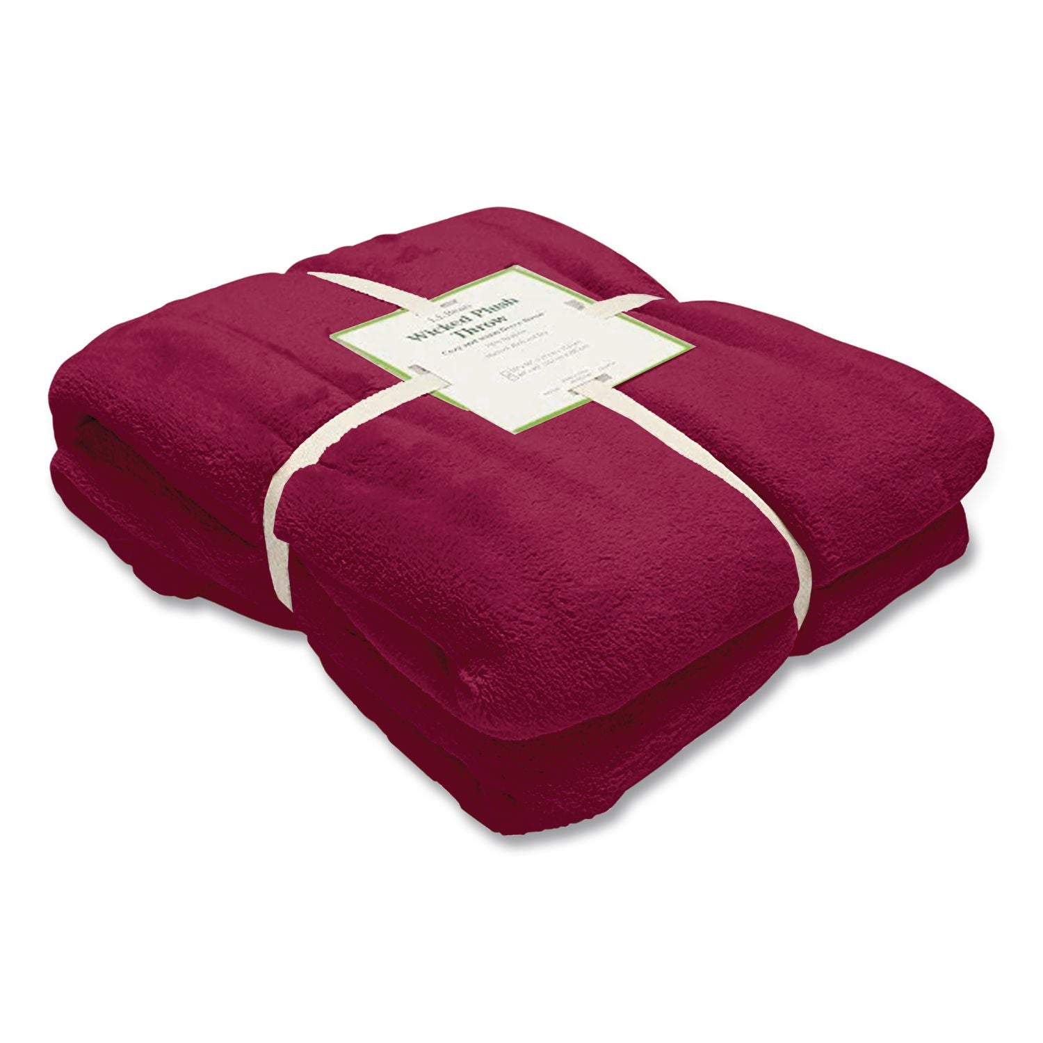 Wicked Plush Throw, 60 X 80, Mountain Red
