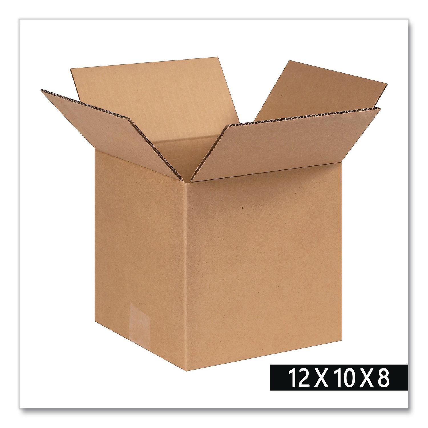 Shipping Boxes, Regular Slotted Container (RSC), 8" X 8" X 8", Kraft, 25/Bundle