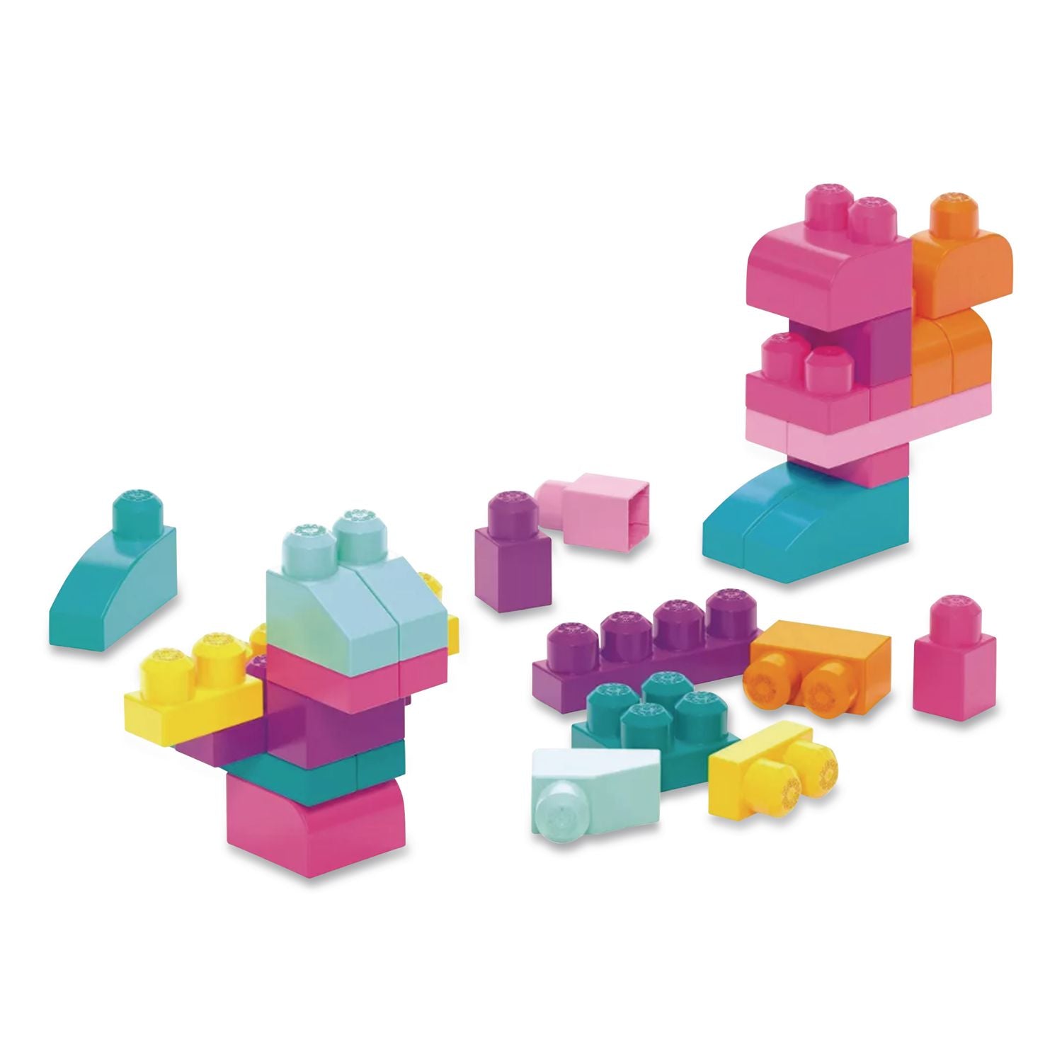 MEGA BLOKS First Builders Big Building Bag, Ages 1 To 5, 80 Pieces