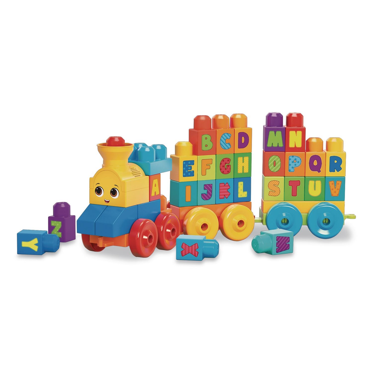 MEGA BLOKS ABC Musical Train, Preschool, 46 Pieces