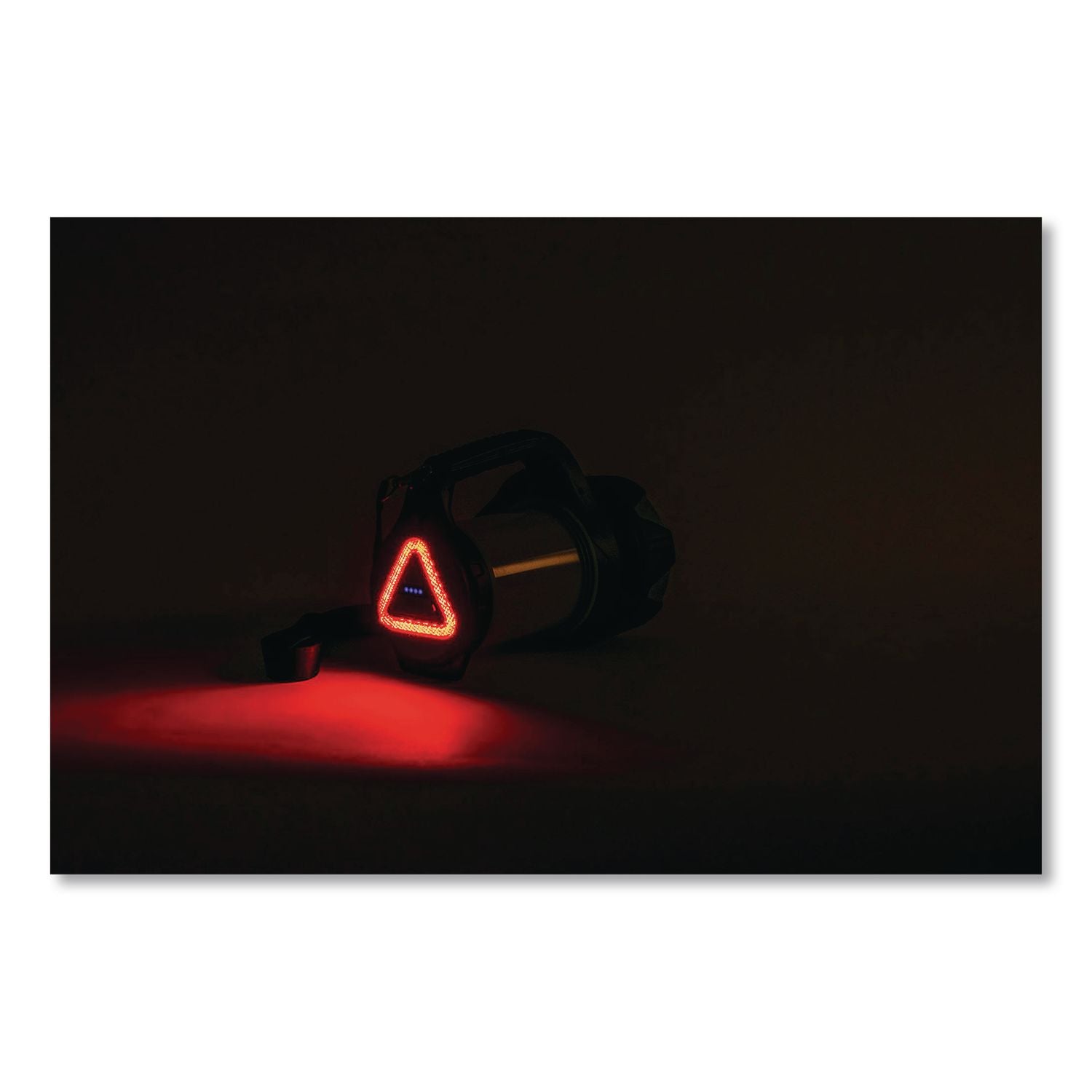 Lifegear USB Rechargeable Multi-Mode Lantern, Rechargeable Lithium Ion Battery (Included), Black/Red